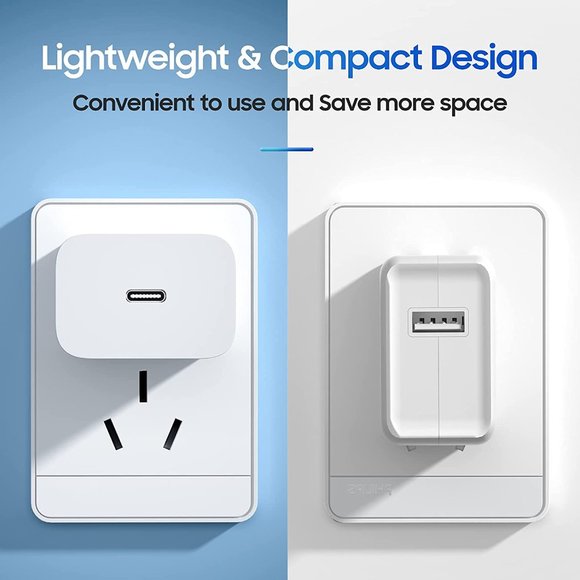 BENKS Fast Charger 20W Wall Plug Cube for iPhone 13/13 Mini/13 Pro/13 Pro Max - Picture 2 of 7